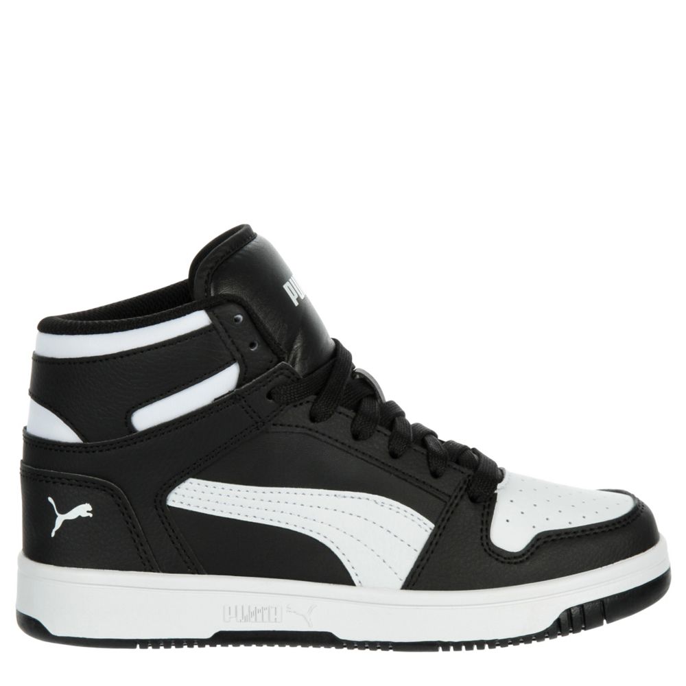 Black Boys Big Sneaker Kid Rack Rebound | | Puma Room Shoes Layup