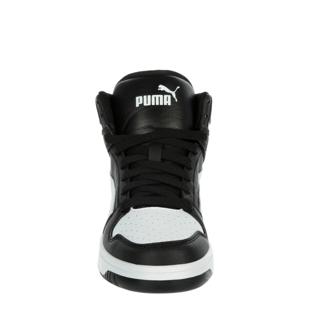 Black Puma Boys Big Kid Rebound Layup Sneaker | Athletic & Sneakers ...