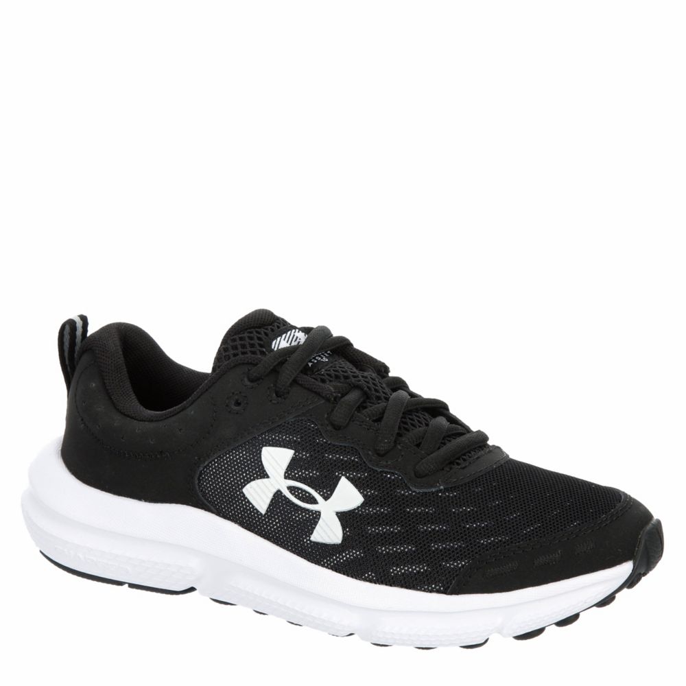 Under Armour Boys Big Kid Assert 10 Sneaker Running Sneakers - Black Size 7M