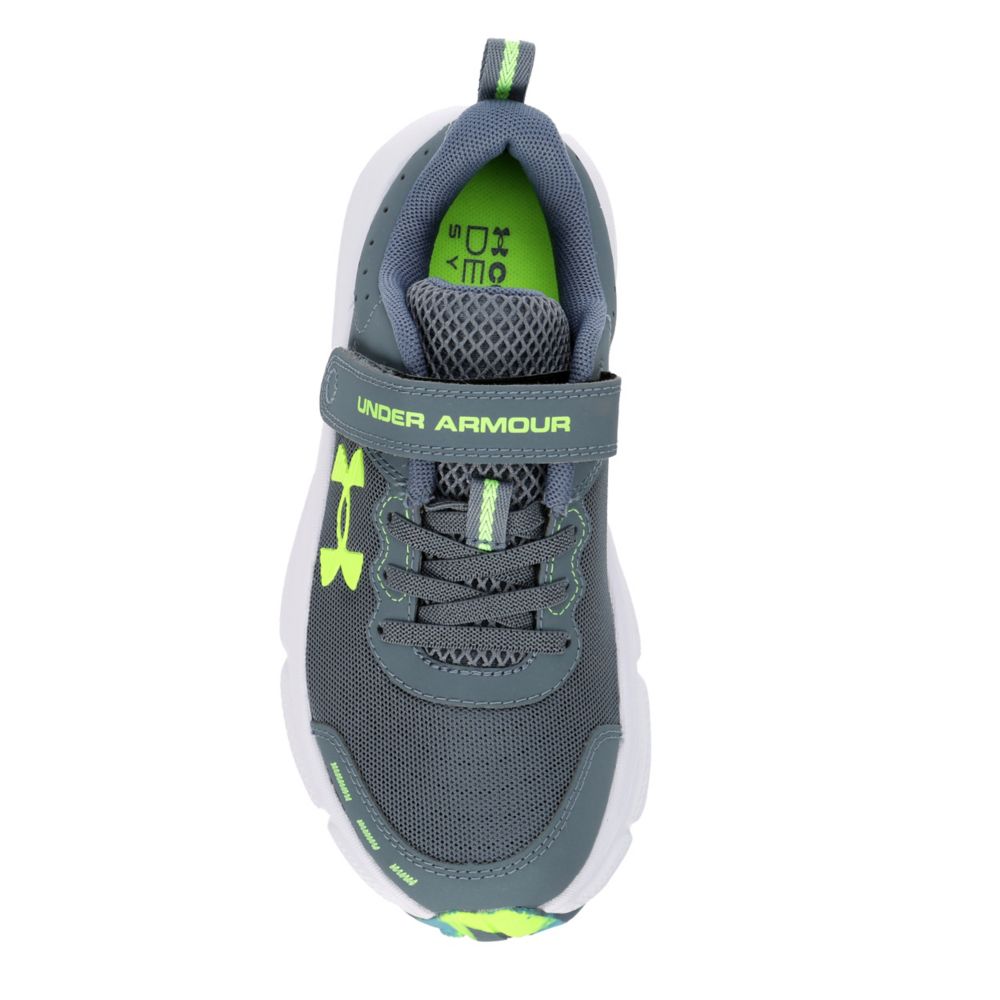 Lime Boys Little Kiid Assert 10 Sneaker, Under Armour