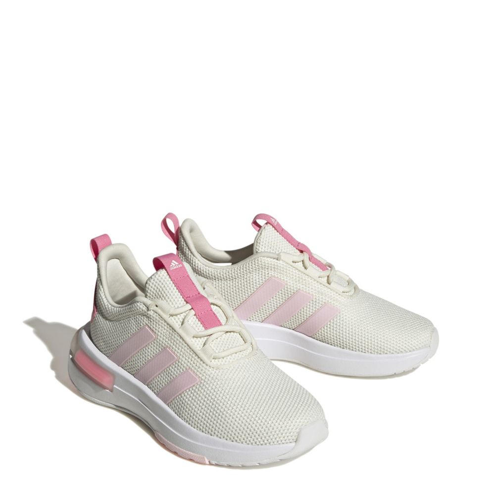 Off White Adidas Girls Little-big Kid Racer Tr23 Sneaker