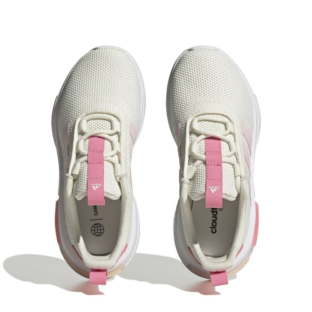 Off White Adidas Girls Racer Sneaker | Athletic & Sneakers | Rack Room