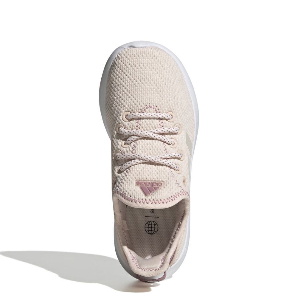 Pink Girls Little-big Kid Cloudfoam Pure Sneaker, Adidas