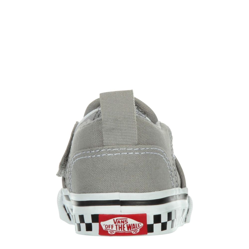 Boys gray store slip on shoes