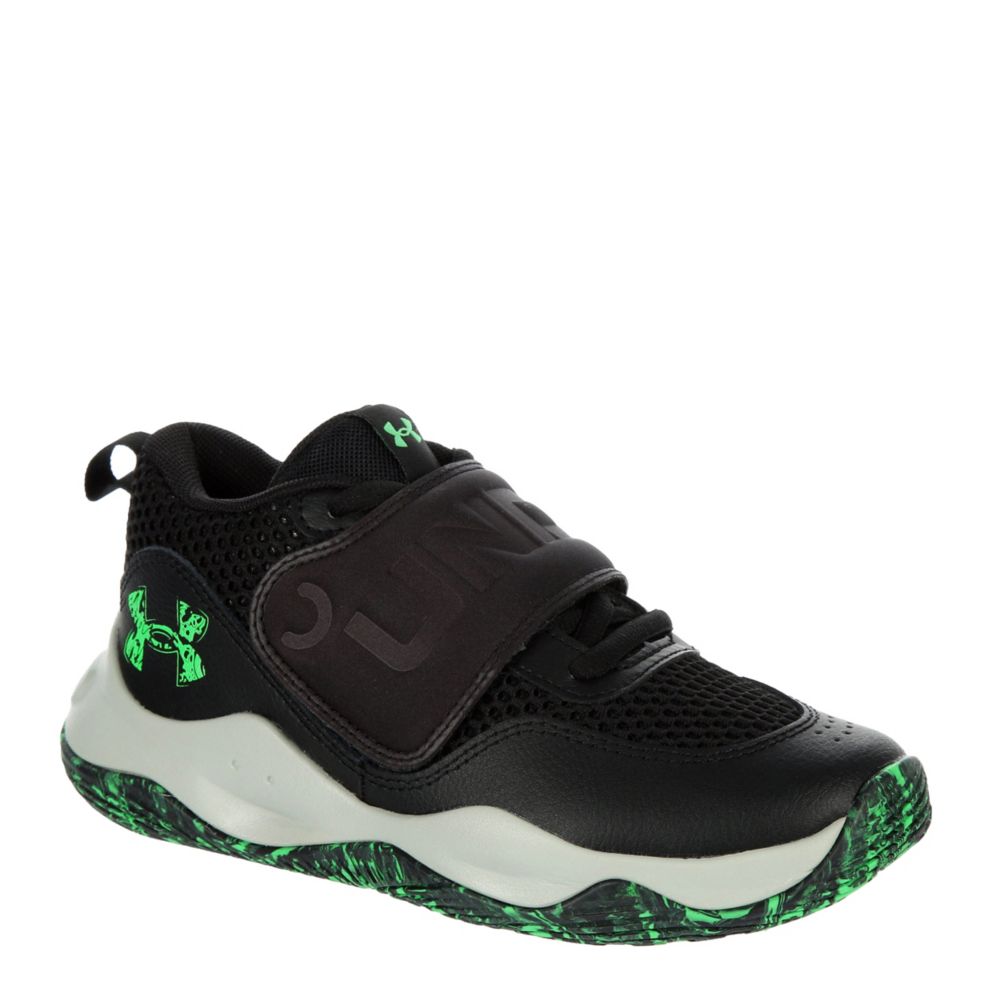 Black Under Armour Boys Little Kid Zone Bb 2.0 Basketball Shoe Rack