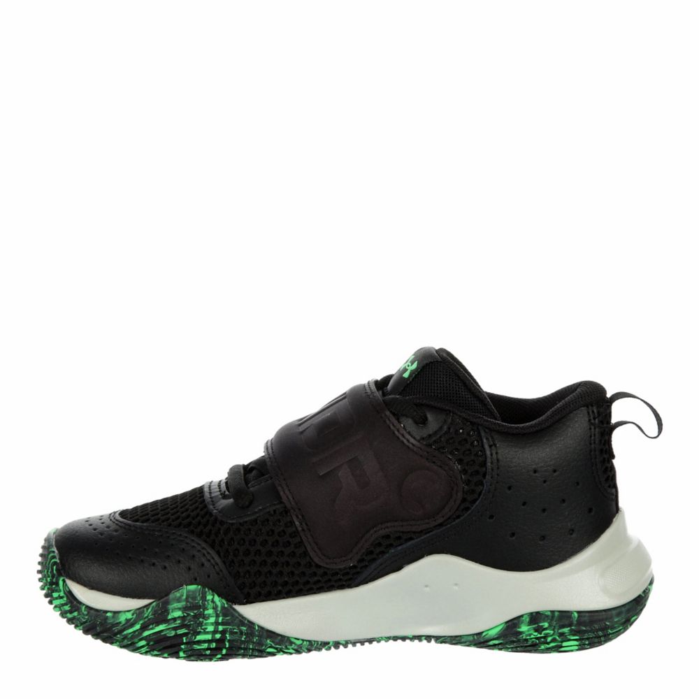 Black Under Armour Boys Little Kid Zone Bb 2.0 Basketball Shoe Rack