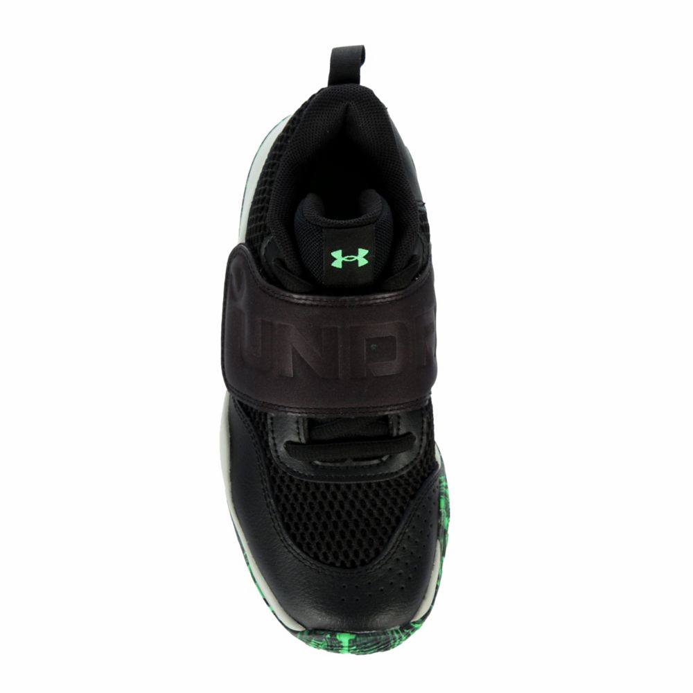 Black Under Armour Boys Little Kid Zone Bb 2.0 Basketball Shoe Rack