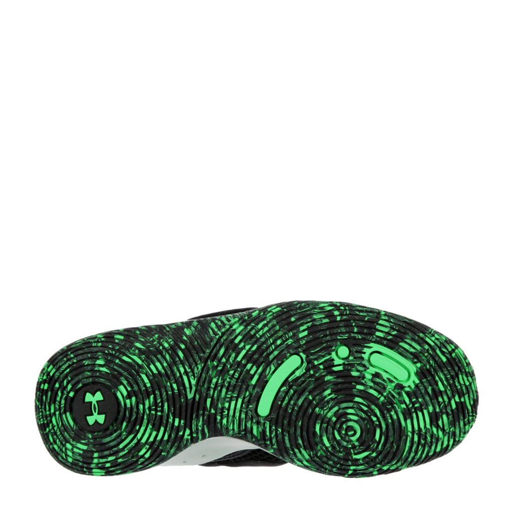 Black Under Armour Boys Little Kid Zone Bb 2.0 Basketball Shoe Rack