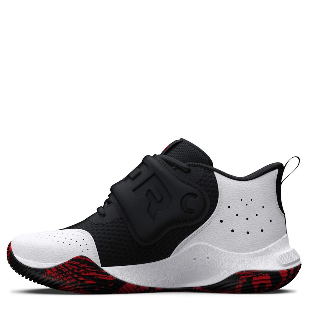 White Under Armour Boys Big Kid Zone Bb 2.0 Basketball Shoe Rack Room