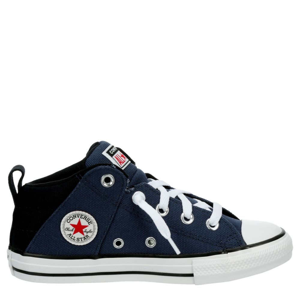 momentum Tvunget kompakt Navy Converse Boys Chuck Taylor All Star Axel Sport Mid Sneaker | Athletic  & Sneakers | Rack Room Shoes