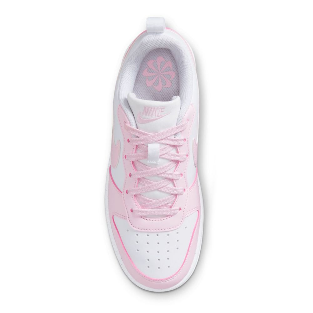 Nike Girls' Grade School Court Borough Mid RG Big Kids Basketball Shoes