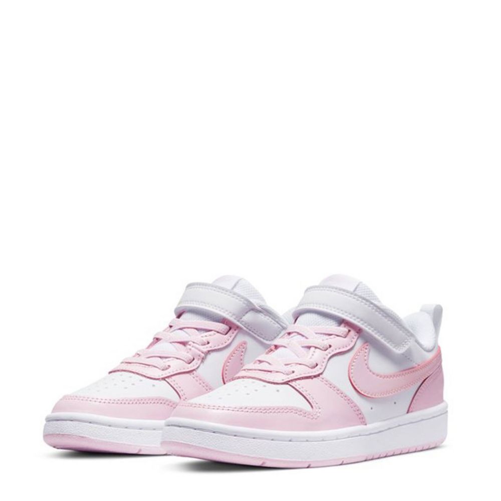 White Nike Girls Little Court Borough Low Recraft Sneaker | Athletic & Sneakers | Rack Room Shoes