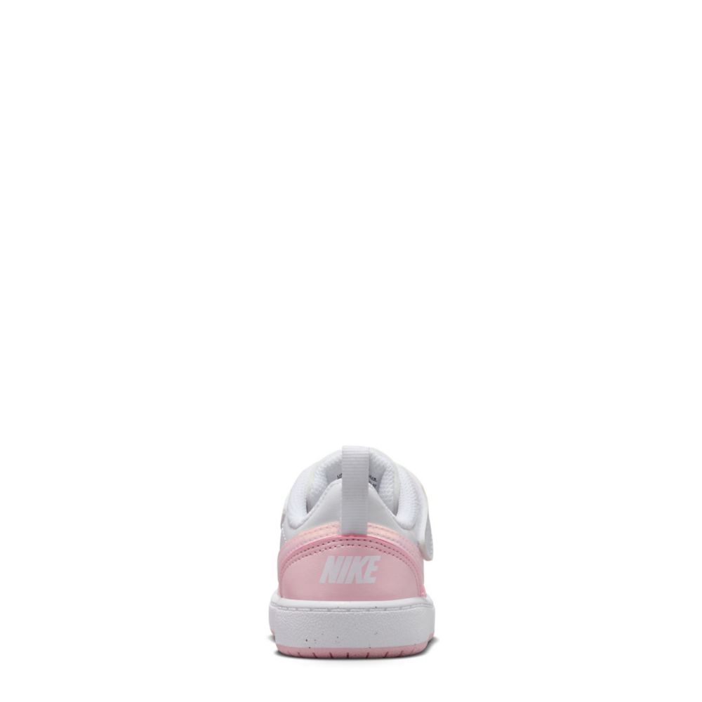 Rack | White Recraft | Borough Girls Low Nike Infant-toddler Court Sneaker Shoes Room