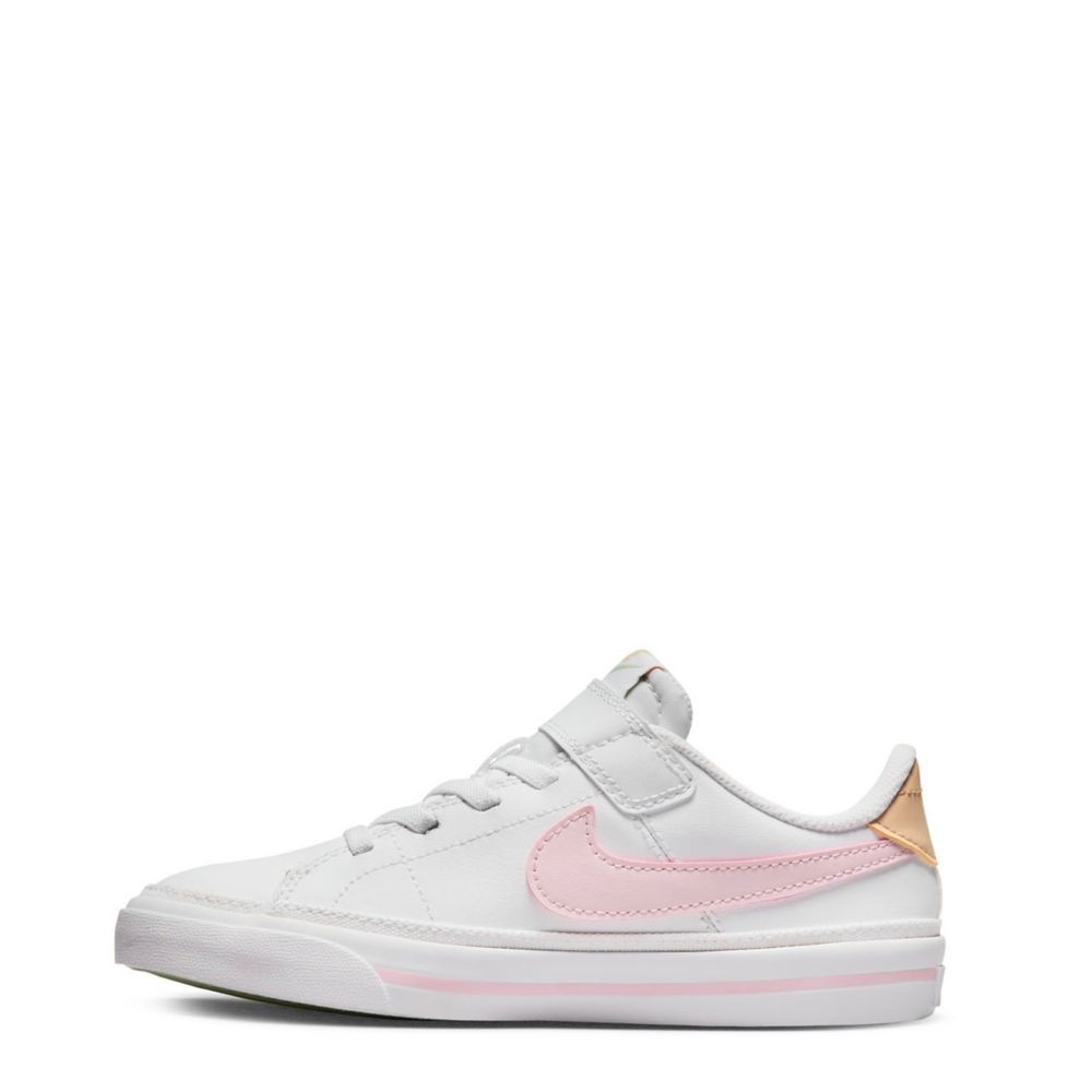 White Nike Girls Little Kid Court Legacy Sneaker | Athletic & Sneakers ...