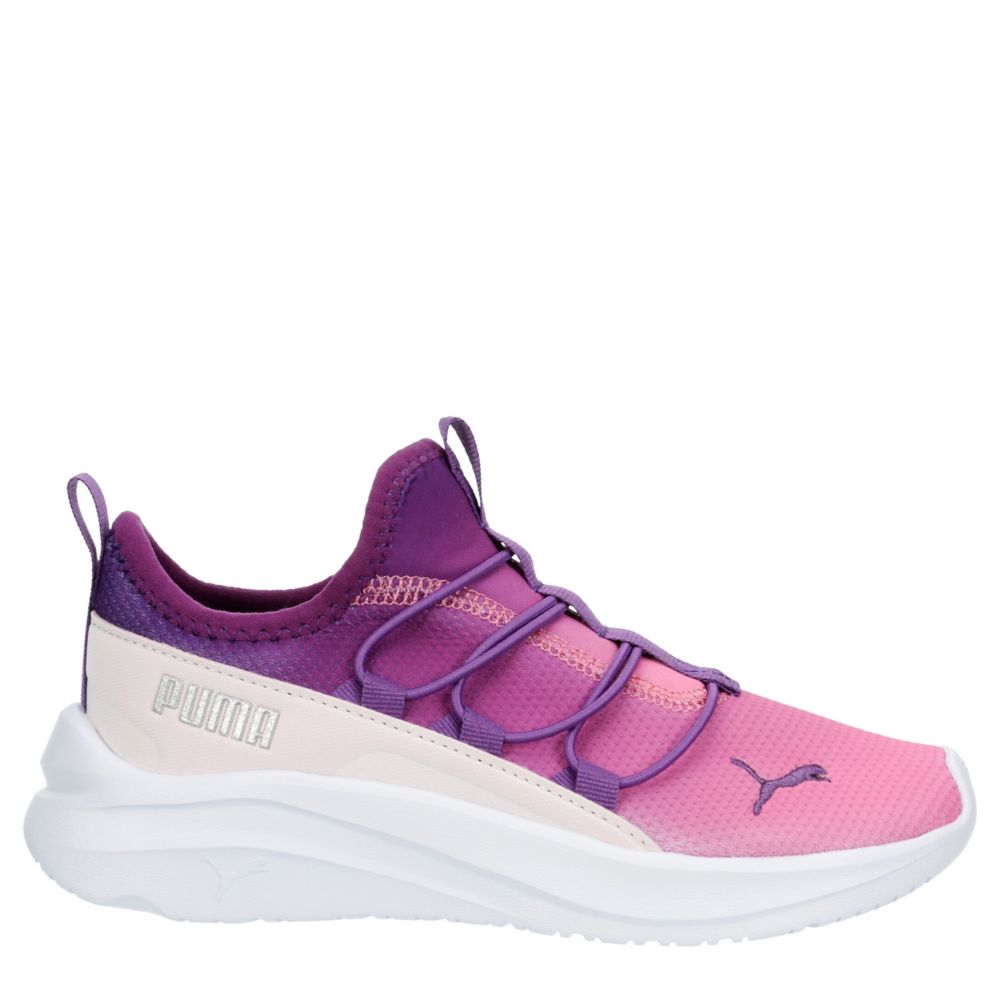 PUMA GIRLS LITTLE KID SOFTRIDE ONE4ALL SNEAKER PURPLE