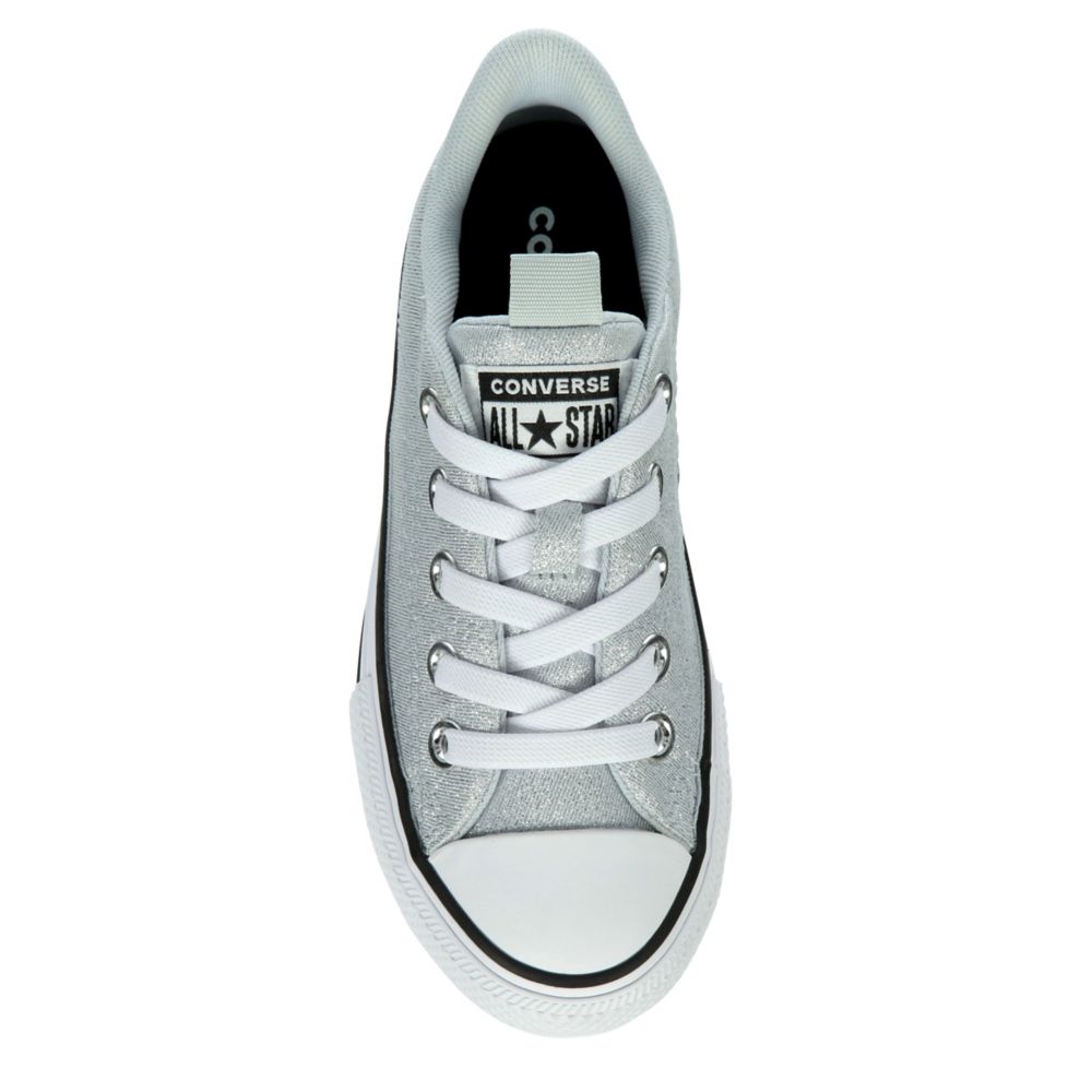 Girls converse shop grey