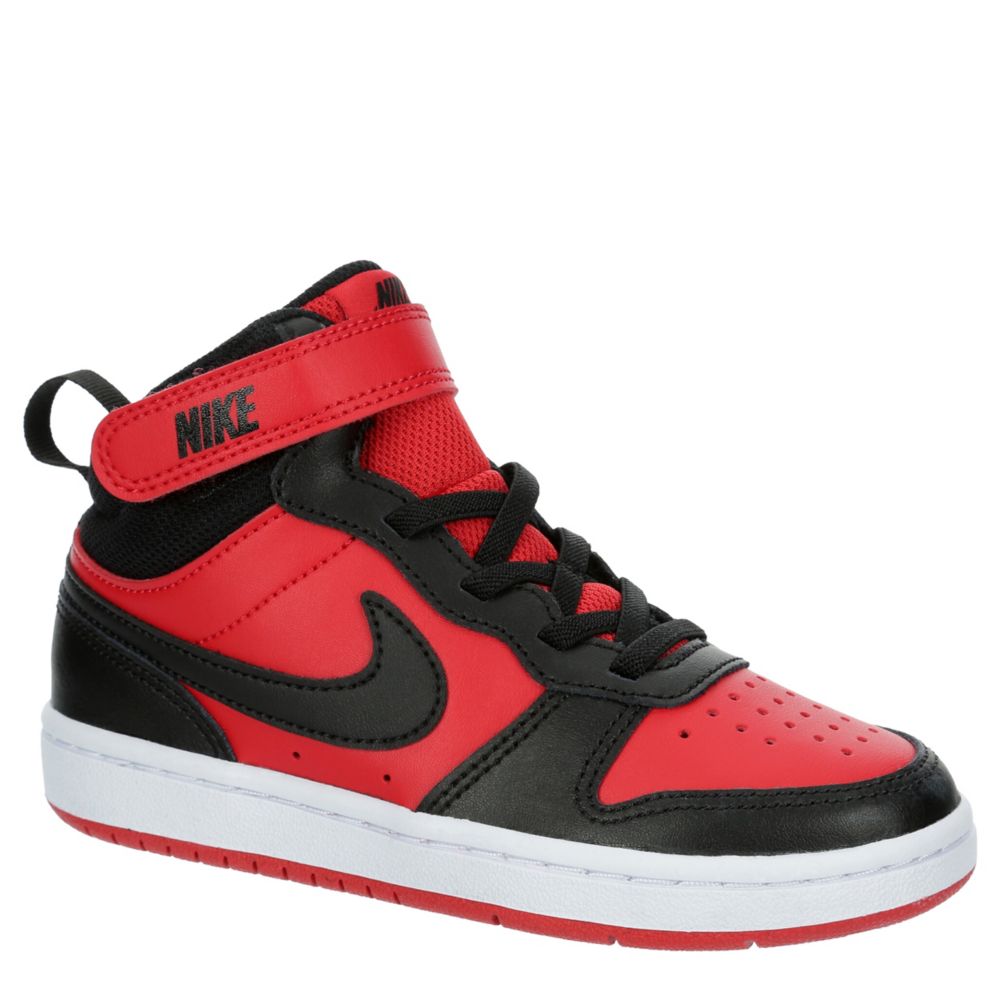 Red store nikes boys