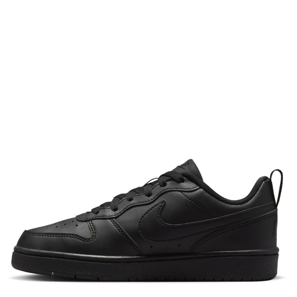 Nike court borough low black sneakers deals