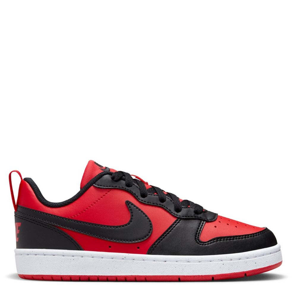 Red Boys Big Low | Shoes Nike Court Sneaker Room Borough Kid | Rack Recraft