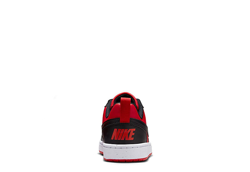 Red Boys Big Kid Court Borough Low Recraft Sneaker | Nike | Rack Room Shoes