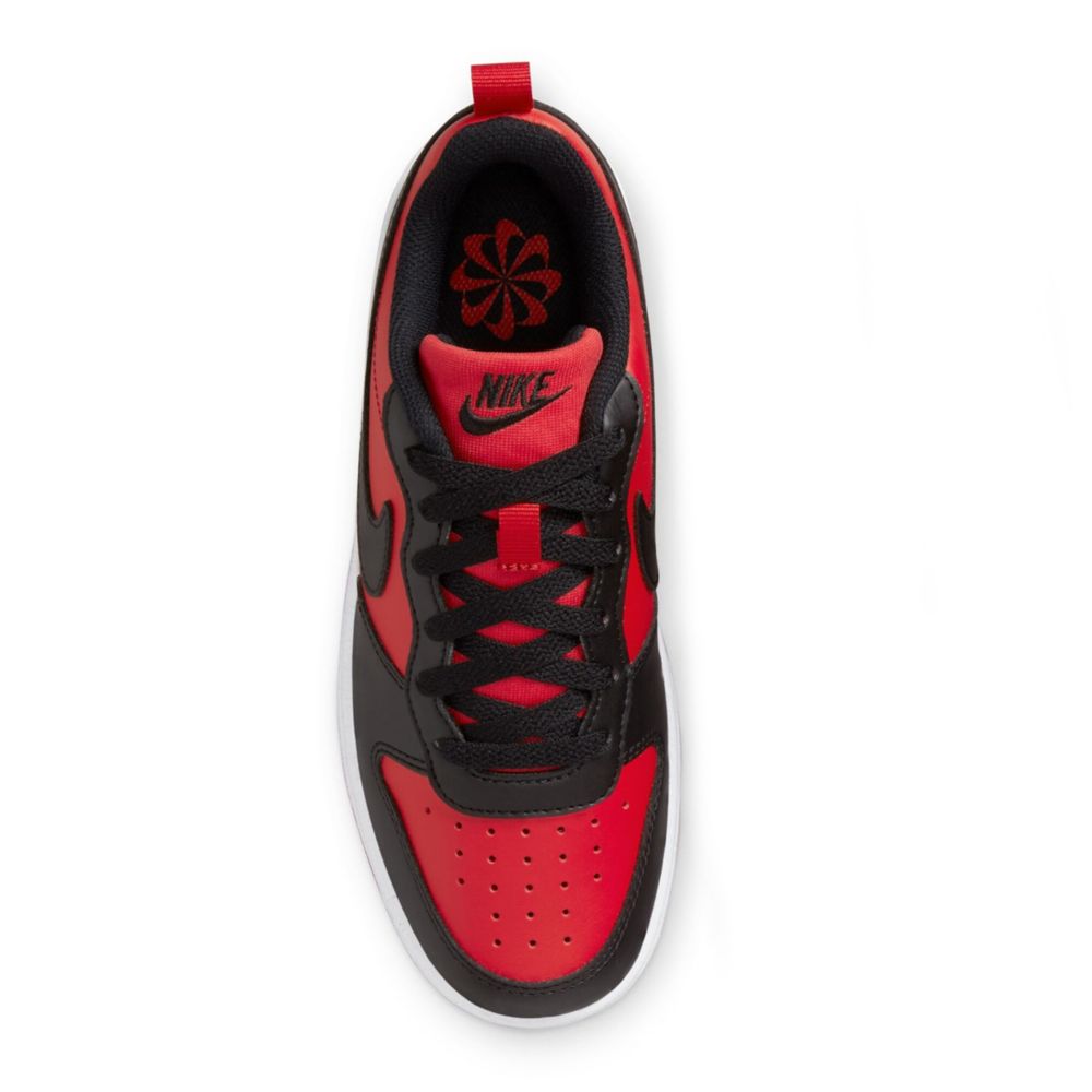 Red Boys Big Kid Court | Recraft Sneaker Rack | Borough Room Low Nike Shoes
