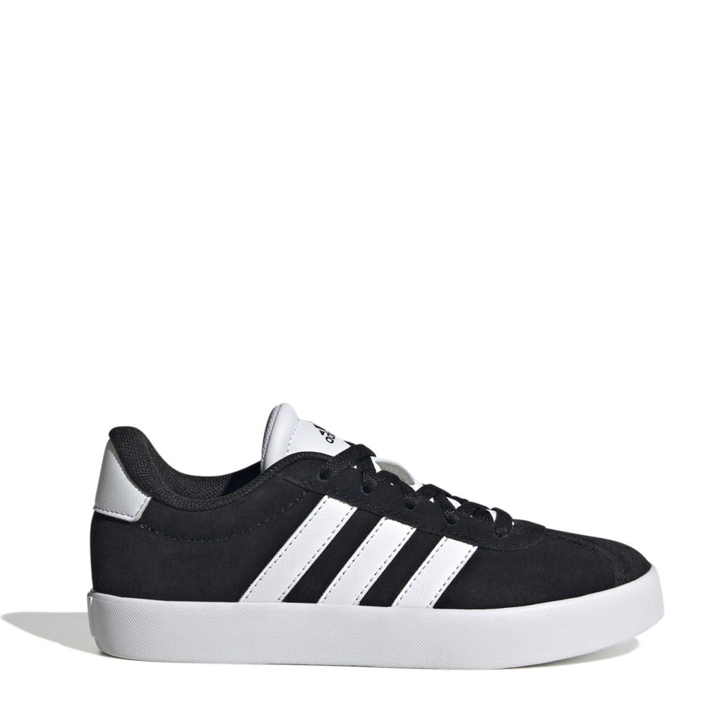 adidas, Shoes, Adidas Lv Court 2 Kids Sneakers Black And White