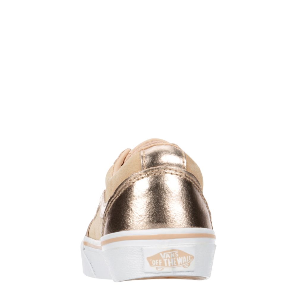 Rose Gold Girls Little big Kid Ward Sneaker Vans Rack Room Shoes