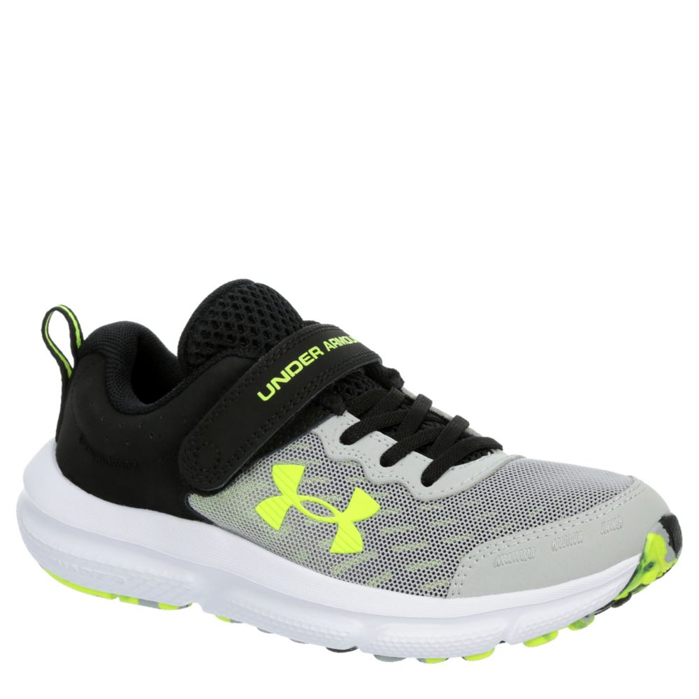 Under Armour Boys Little Kid Assert 10 Sneaker Running Sneakers - Grey Size 2M