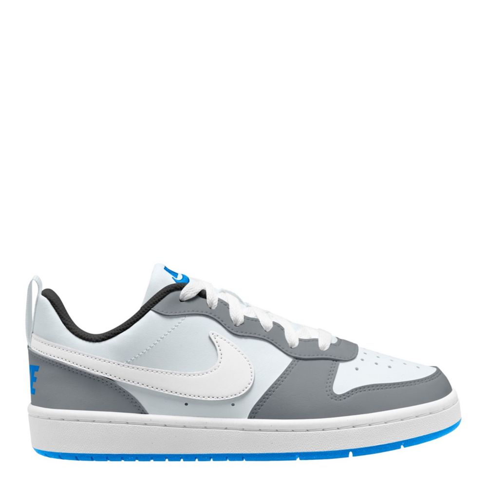 NIKE Court Borough Low Recraft Kids Shoes - LT BLUE/WHITE