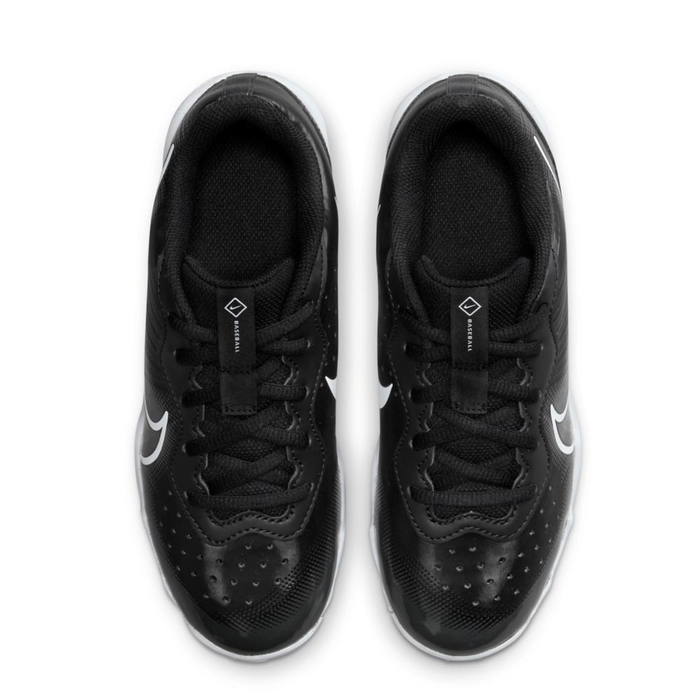 Black Nike Boys Little big Kid Alpha Huarache 4 Baseball Cleat Rack Room Shoes