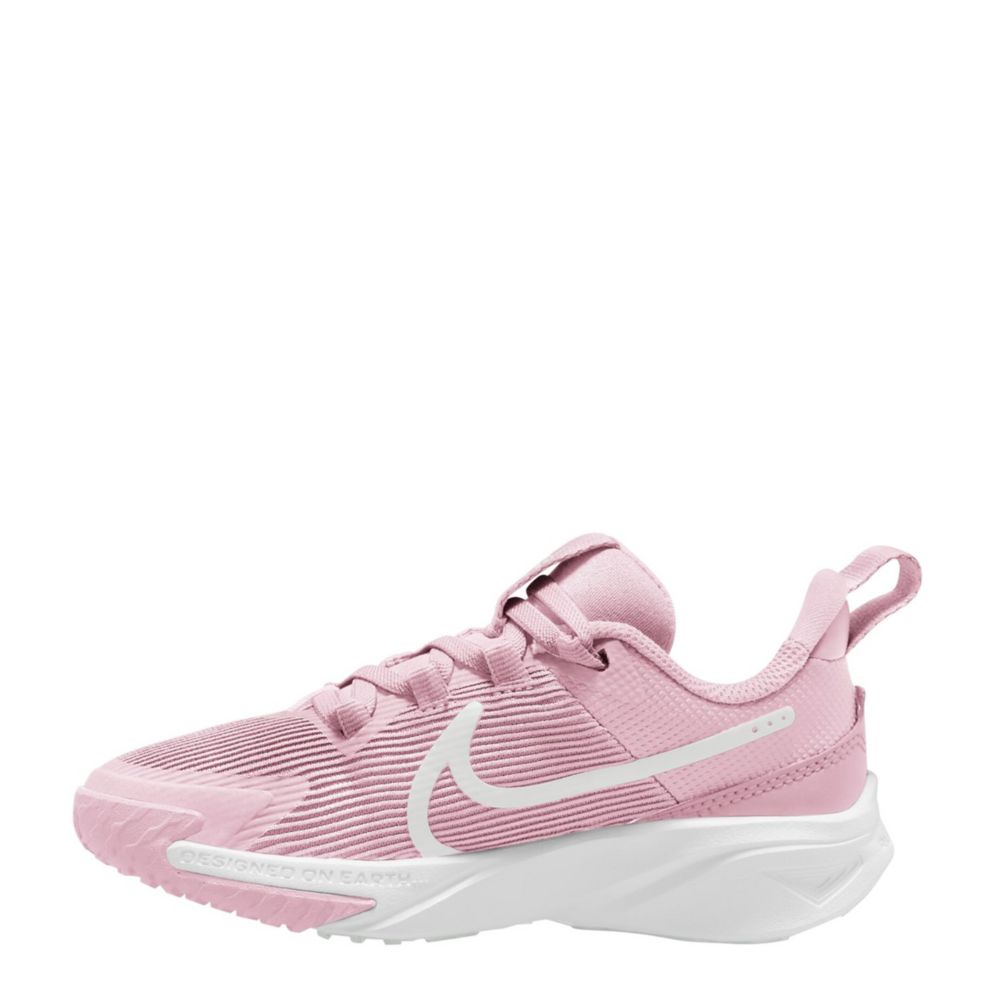 Nike Girls Little Kid Star Runner 4 Sneaker Running Sneakers - Pink Size 2M