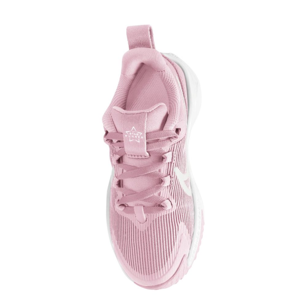 Nike Girls Little Kid Star Runner 4 Sneaker Running Sneakers - Pink Size 2M