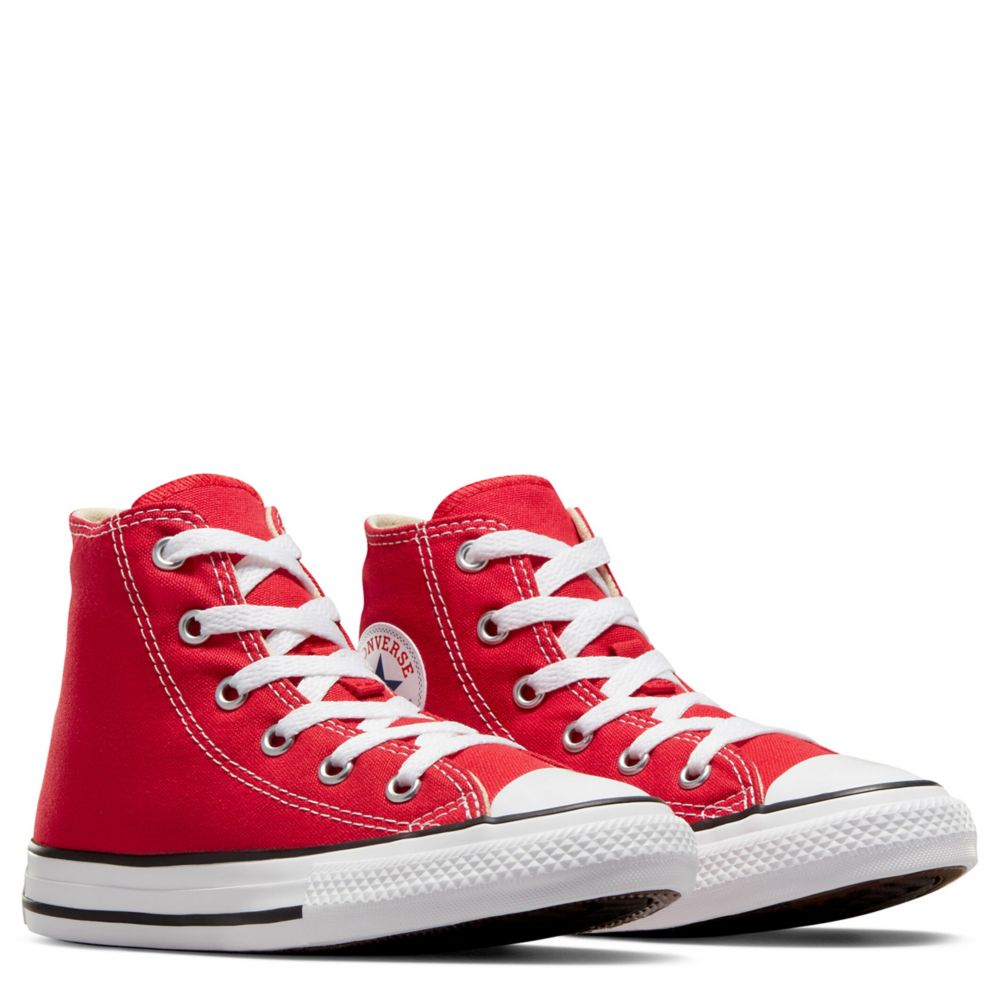 Kid s Converse Chuck Taylor All Star High Top Shoes Boy s Size 11 Red White