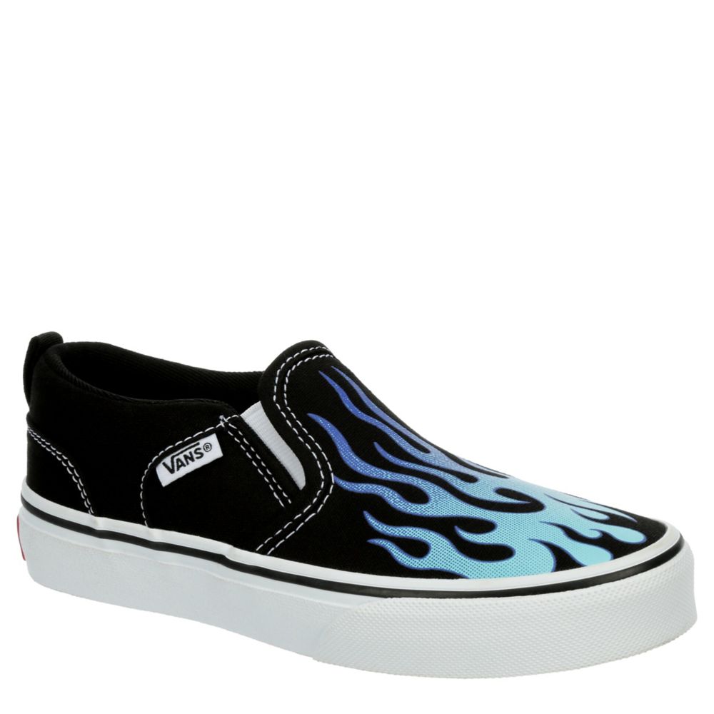 Cool blue slip on vans hotsell