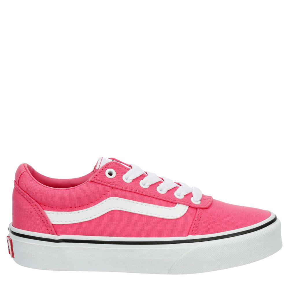 White Vans Girls Little-big Kid Ward Sneaker | Rack Room Shoes