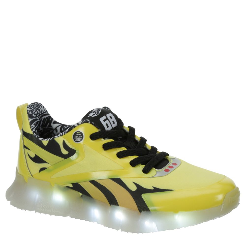 BOYS ZIG N' GLOW HOT WHEELS RODGER DODGER SNEAKER