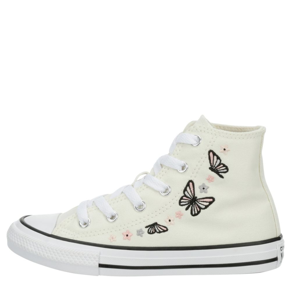 Off White Converse Girls Big Kid Chuck Taylor All Star Hi Sneaker ...