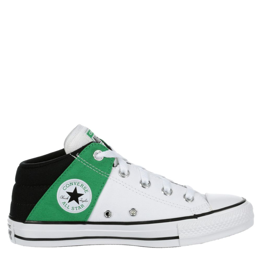 White Converse Boys Big Kid Chuck Taylor All Star Axel Mid Sneaker Rack Room Shoes