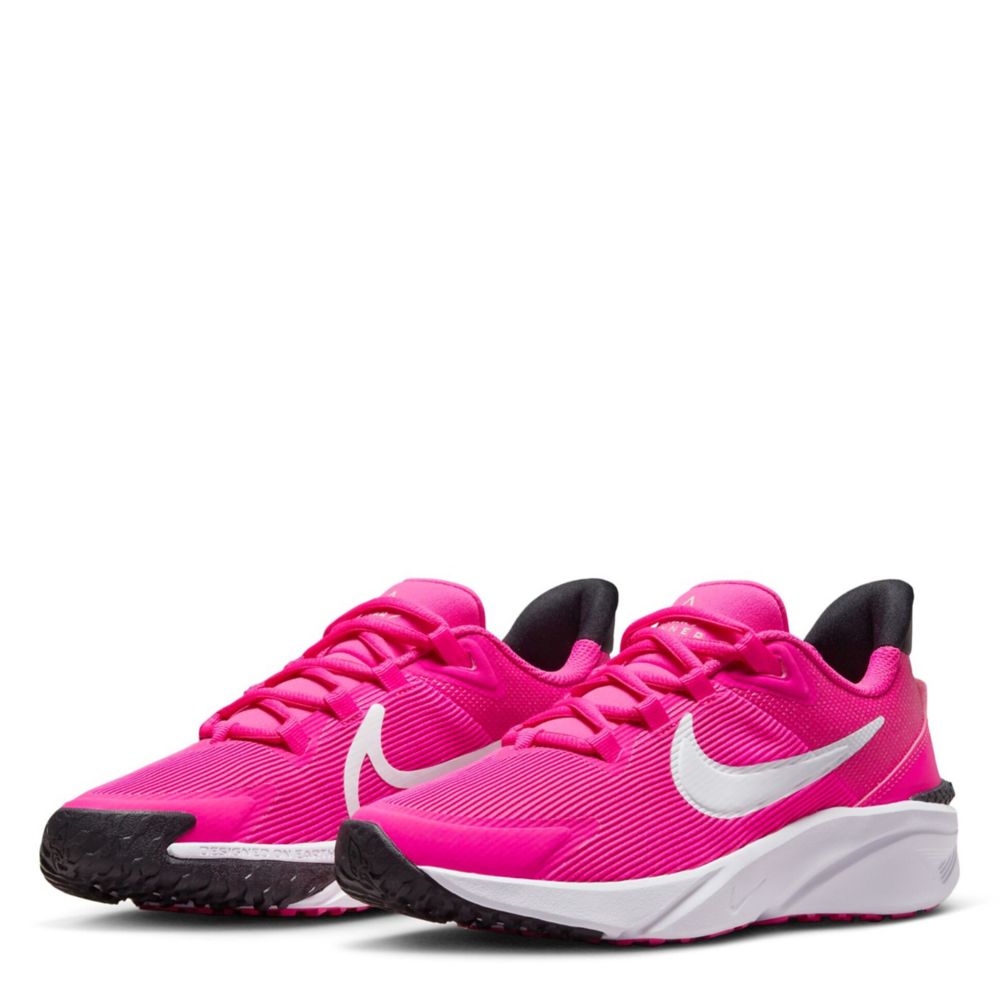 Nike Girls Big Kid Star Runner 4 Sneaker Running Sneakers - Bright Pink Size 7M