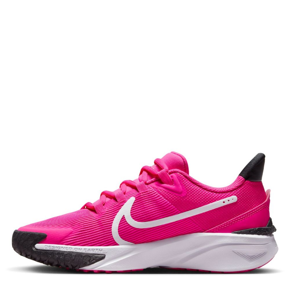 Nike Girls Big Kid Star Runner 4 Sneaker Running Sneakers - Bright Pink Size 7M