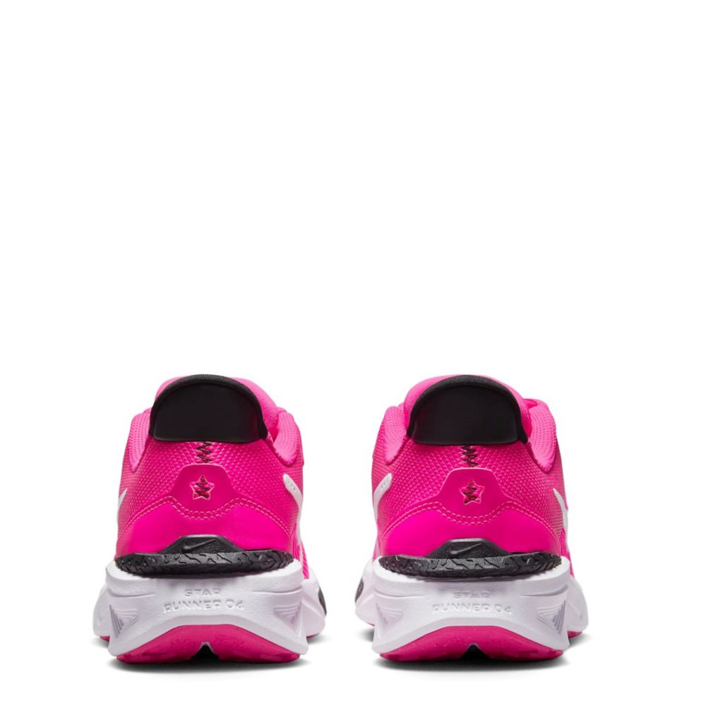 Nike Girls Big Kid Star Runner 4 Sneaker Running Sneakers - Bright Pink Size 7M