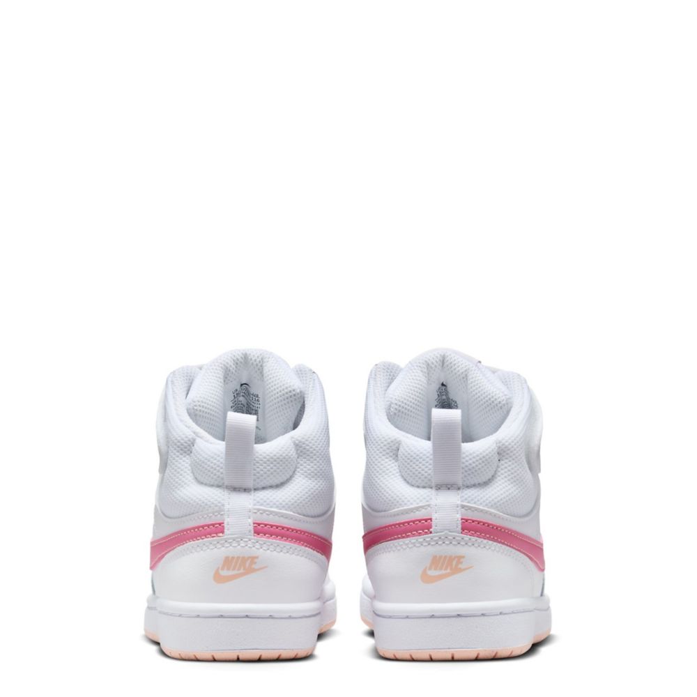 GIRLS LITTLE KID COURT BOROUGH 2 MID TOP SNEAKER