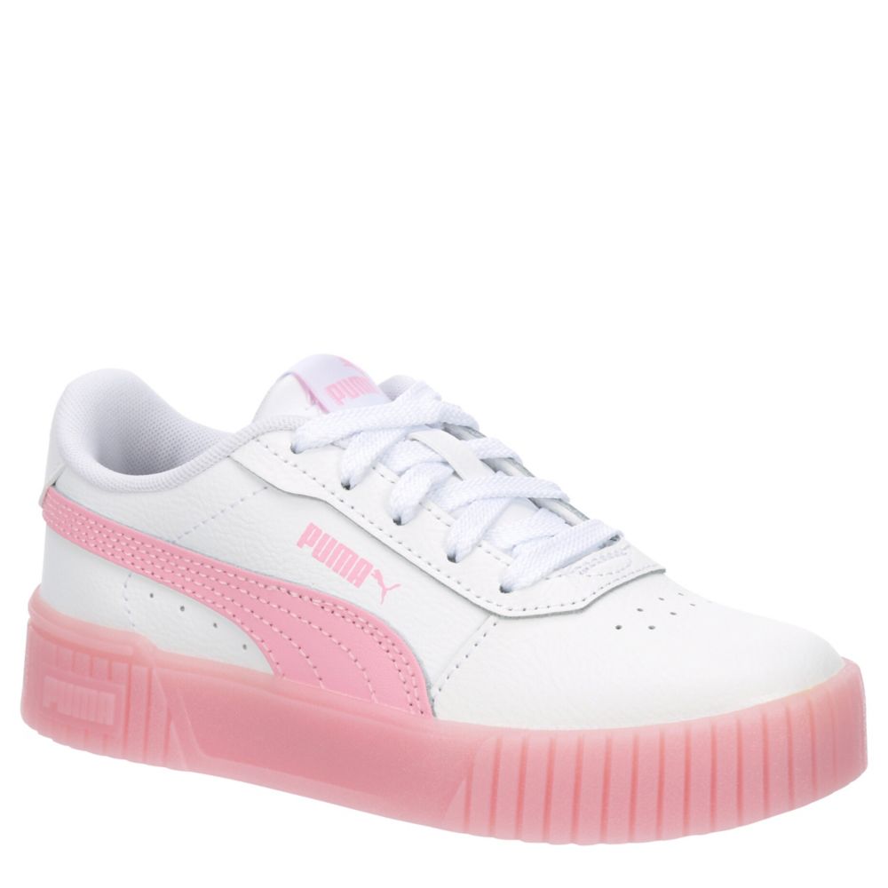 Puma Carina 2.0 Jelly Bean Little Kids Sneakers White 3