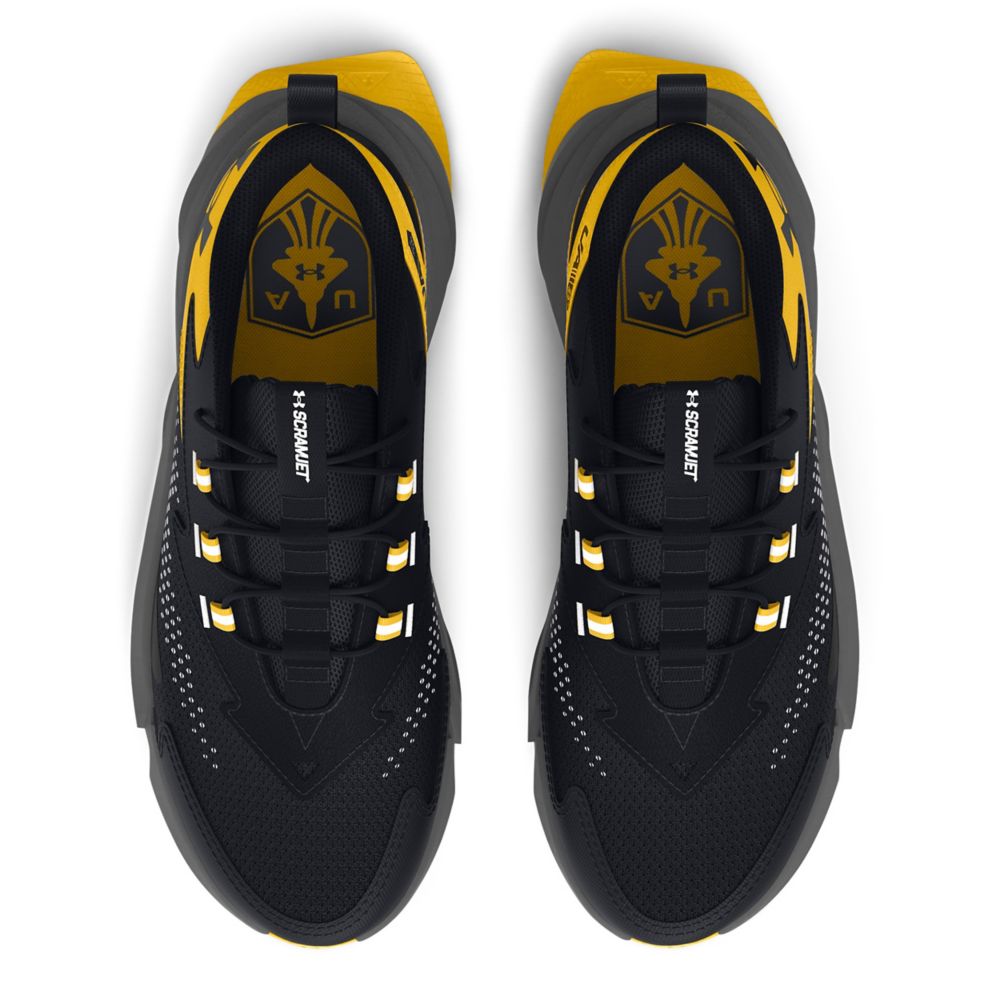 UNDER ARMOUR BOYS BIG KID SCRAMJET 6 SNEAKER - BLACK