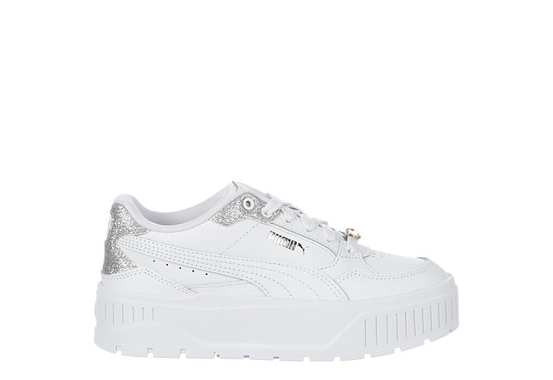 White Puma Girls Big Kid Karmen Ii Idol Sneaker | Rack Room White Puma Girls Big Kid Karmen Ii Idol Sneaker | Rack Room