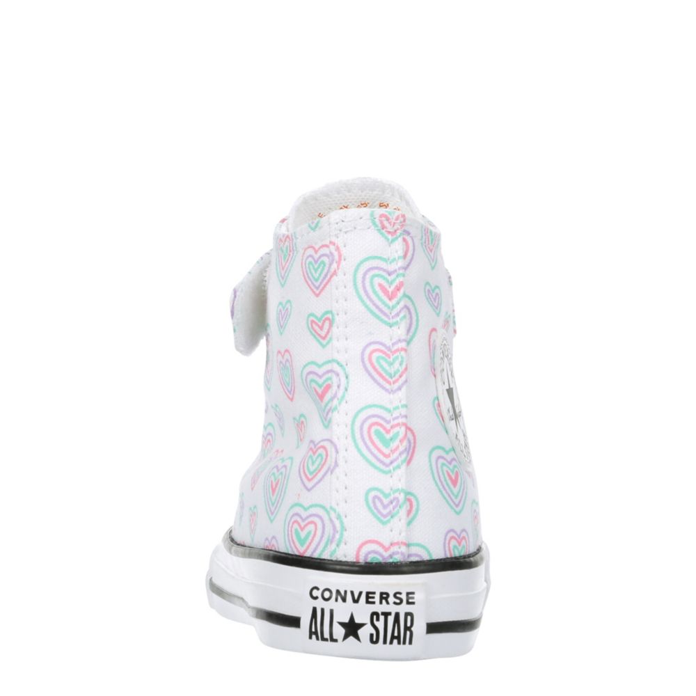 GIRLS CHUCK TAYLOR ALL STAR HEARTS MID SNEAKER