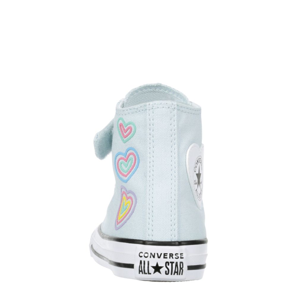 GIRLS CHUCK TAYLOR ALL STAR HEART MID SNEAKER