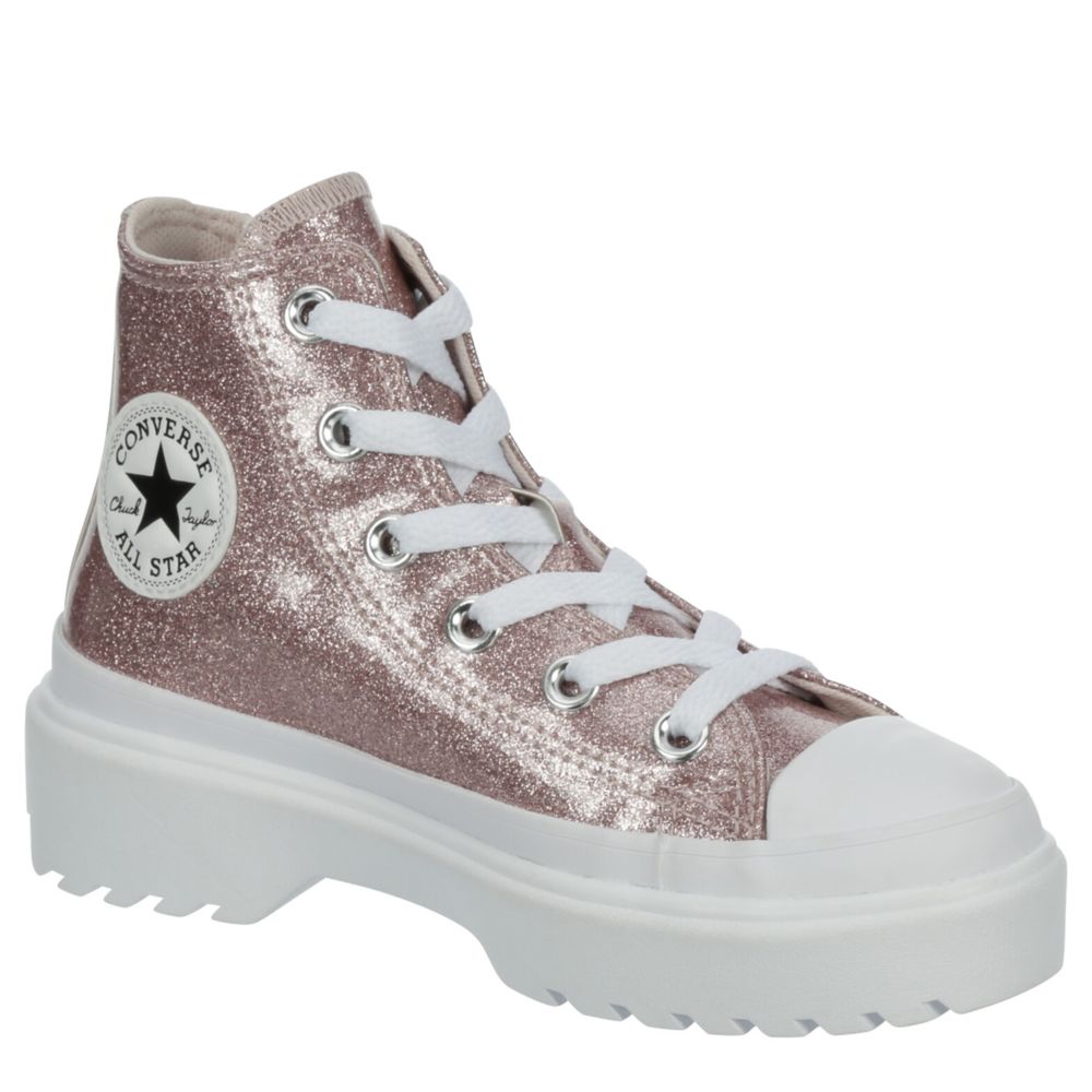 Converse rose gold high tops best sale