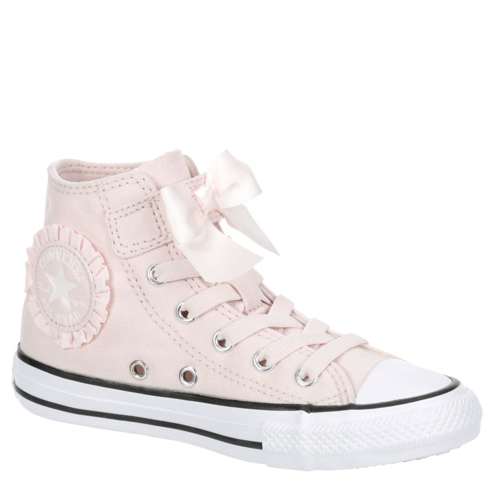 CONVERSE GIRLS LITTLE KID CHUCK TAYLOR ALL STAR HI SNEAKER WHITE