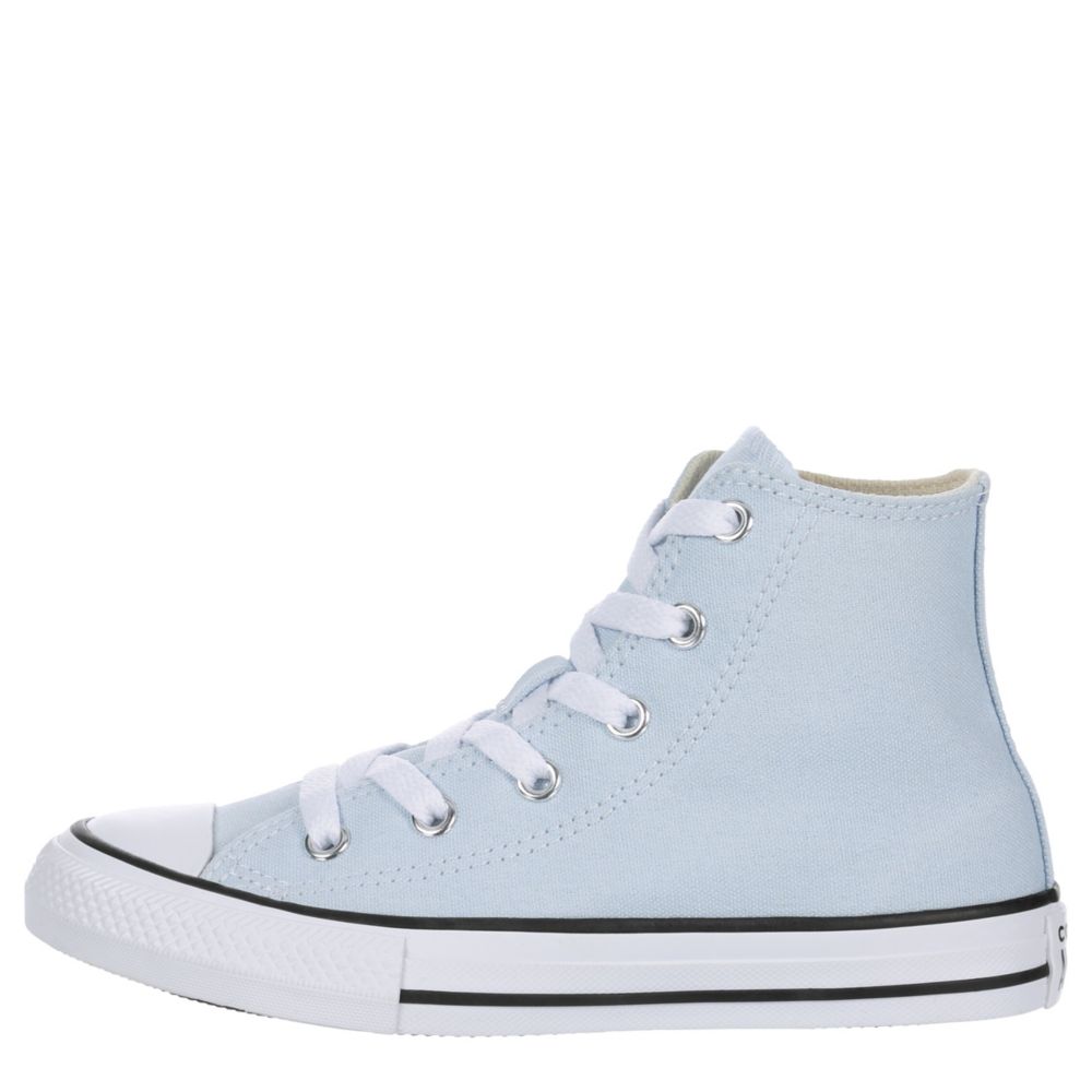 CONVERSE GIRLS CHUCK TAYLOR ALL STAR CLASSIC HIGH SNEAKER - LIGHT BLUE